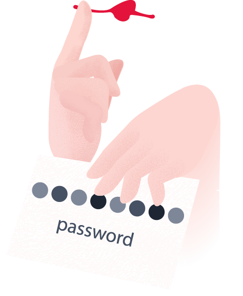 Handover logins, passwords, etc